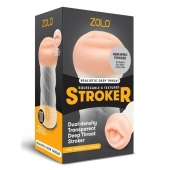 Мастурбатор-ротик ZOLO DEEP THROAT - Zolo - в Челябинске купить с доставкой