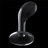 Прозрачный стимулятор простаты Flawless Clear Prostate Plug - 15 см. - Lovetoy - в Челябинске купить с доставкой