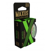 Презервативы в пластиковом кейсе MAXUS AIR Mixed - 3 шт. - Maxus - купить с доставкой в Челябинске
