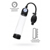 Прозрачная механическая помпа Roald с манометром - Sexus - в Челябинске купить с доставкой