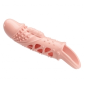 Телесная насадка с вибрацией Cecelia - 18,5 см. - Baile - в Челябинске купить с доставкой