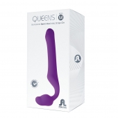 Лиловый безремневой страпон Queens M - Adrien Lastic - купить с доставкой в Челябинске