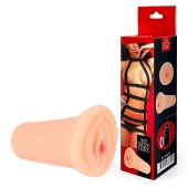 Реалистичный мастурбатор-вагина телесного цвета с вибрацией - Bior toys - в Челябинске купить с доставкой