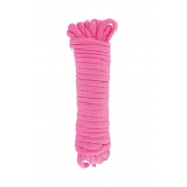 Розовая веревка для связывания Sweet Caress Rope - 10 метров - Sweet Caress - купить с доставкой в Челябинске