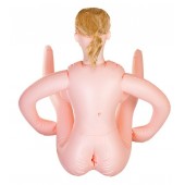 Надувная секс-кукла с реалистичной головой и поднятыми ножками - ToyFa - в Челябинске купить с доставкой