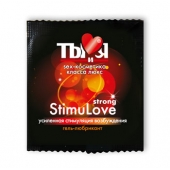 Разогревающий гель-лубрикант Stimulove Strong в одноразовой упаковке - 4 гр. - Биоритм - купить с доставкой в Челябинске