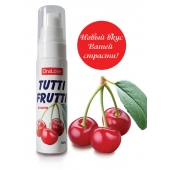 Гель-смазка Tutti-frutti с вишнёвым вкусом - 30 гр. - Биоритм - купить с доставкой в Челябинске
