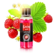 Массажное масло Eros fantasy с ароматом земляники - 50 мл. - Биоритм - купить с доставкой в Челябинске