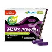 Возбуждающее средство для мужчин Mans Power plus - 10 капсул (0,35 гр.) +1 в подарок - SuperCaps - купить с доставкой в Челябинске
