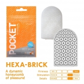 Карманный мастурбатор HEXA-BRICK - Tenga - в Челябинске купить с доставкой