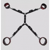 Изысканный набор фиксаций на кровати Reversible Under Mattress Restraint Set - Fifty Shades of Grey - купить с доставкой в Челябинске
