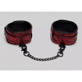 Красно-черные оковы Reversible Faux Leather Ankle Cuffs - Fifty Shades of Grey - купить с доставкой в Челябинске