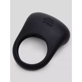 Черное эрекционное виброкольцо Sensation Rechargeable Vibrating Love Ring - Fifty Shades of Grey - в Челябинске купить с доставкой