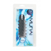 Дымчатая стимулирующая насадка с закрытой головкой SAMURAI PENIS SLEEVE BLACK - 14,5 см. - NMC - в Челябинске купить с доставкой