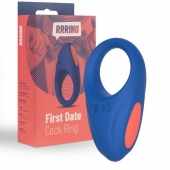 Синее эрекционное кольцо RRRING First Date Cock Ring - FeelzToys - в Челябинске купить с доставкой