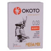 Набор из 4 презервативов OKOTO MegaMIX - Sitabella - купить с доставкой в Челябинске