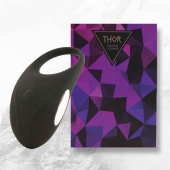 Черное эрекционное виброкольцо Thor Cockring - FeelzToys - в Челябинске купить с доставкой