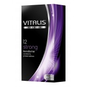 Презервативы с утолщённой стенкой VITALIS PREMIUM strong - 12 шт. - Vitalis - купить с доставкой в Челябинске