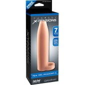 Телесная насадка Real Feel Enhancer XL - 17 см. - Pipedream - в Челябинске купить с доставкой