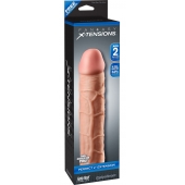 Телесная насадка Fantasy X-tensions Perfect 2  Extension - 20,3 см. - Pipedream - в Челябинске купить с доставкой