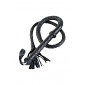 Длинный кожаный кнут с хлопушками на конце - ToyFa - купить с доставкой в Челябинске