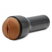 Коричневый мастурбатор-вагина Feel Stroker - Kiiroo - в Челябинске купить с доставкой
