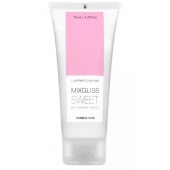 Смазка на водной основе Mixgliss Sweet с ароматом бабл-гам - 70 мл. - Mixgliss - купить с доставкой в Челябинске