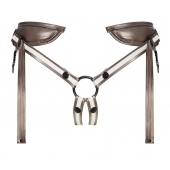 Бронзовый пояс для насадок Desirous Harness - Strap-on-me - купить с доставкой в Челябинске