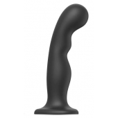 Черная насадка Strap-On-Me Dildo Plug P G size XXL - Strap-on-me - купить с доставкой в Челябинске