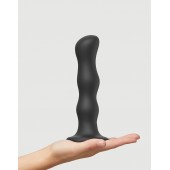 Черная насадка Strap-On-Me Dildo Geisha Balls size XL - Strap-on-me - купить с доставкой в Челябинске
