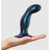 Темно-синяя насадка Strap-On-Me Dildo Plug Snaky size M - Strap-on-me - купить с доставкой в Челябинске