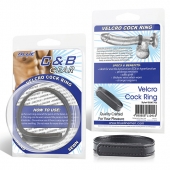 Кольцо на пенис из искусственной кожи на липучке VELCRO COCK RING - 5 см. - BlueLine - в Челябинске купить с доставкой