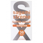 Ультратонкие презервативы Sagami Xtreme Superthin - 36 шт. - Sagami - купить с доставкой в Челябинске