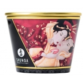 Массажная  свеча Sparkling Strawberry Wine с ароматом клубничного вина - 170 мл. - Shunga - купить с доставкой в Челябинске