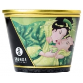 Массажная свеча Exotic Green Tea с ароматом зелёного чая - 170 мл. - Shunga - купить с доставкой в Челябинске