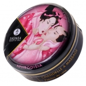 Массажная свеча Rose Petals с ароматом розы - 30 мл. - Shunga - купить с доставкой в Челябинске