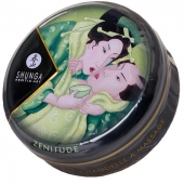 Массажная свеча Exotic Green Tea с ароматом зелёного чая - 30 мл. - Shunga - купить с доставкой в Челябинске