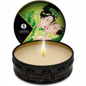 Массажная свеча Exotic Green Tea с ароматом зелёного чая - 30 мл. - Shunga - купить с доставкой в Челябинске
