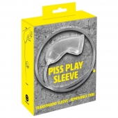 Прозрачная насадка на пенис Piss Play Sleeve для игр с мочеиспусканием - Orion - купить с доставкой в Челябинске