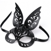 Черная ажурная маска  Зайка  с ушками - Crazy Handmade - купить с доставкой в Челябинске