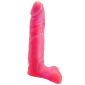 Розовая насадка-фаллос для трусиков Harness - 16,5 см. - LOVETOY (А-Полимер) - купить с доставкой в Челябинске