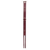 Бордовый ремень Halo Waist Belt - размер L-XL - Shots Media BV - купить с доставкой в Челябинске