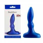 Синий анальный стимулятор Beginners p-spot massager - 11 см. - Lola Games - в Челябинске купить с доставкой