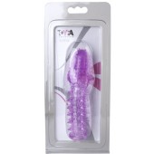 Фиолетовая насадка, удлиняющая половой член - 13,5 см. - Toyfa Basic - в Челябинске купить с доставкой