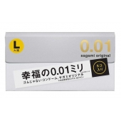 Презервативы Sagami Original 0.02 L-size увеличенного размера - 5 шт. - Sagami - купить с доставкой в Челябинске
