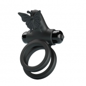 Черное эрекционное виброкольцо Passionate Ring IX - Baile - в Челябинске купить с доставкой