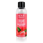 Массажное масло Sexy Sweet Nectar Lychee с феромонами и ароматом личи - 75 мл. - Биоритм - купить с доставкой в Челябинске