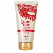 Интимный гель на водной основе Lube Tube Hot с разогревающим эффектом - 150 мл. - ORGIE - купить с доставкой в Челябинске
