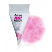 Съедобное согревающее массажное масло Love Me Tender Cotton Candy с ароматом сладкой ваты - 10 мл. - Love to Love - купить с доставкой в Челябинске