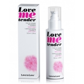Съедобное согревающее массажное масло Love Me Tender Cotton Candy с ароматом сладкой ваты - 100 мл. - Love to Love - купить с доставкой в Челябинске